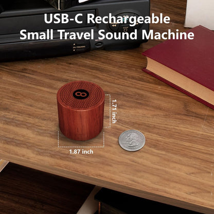 Plug-in Sound White Noise Machine Brown Noise Machine & Alarm Clock with Rechargeable Backup Battery Night Light Dual Alarms 30 Sleeping Sounds for Baby Kids Adults 5 Timers 15 Wake Up Sounds & Memory