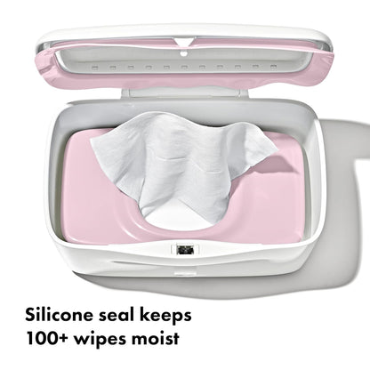 Perfect Pull Baby Wipes Dispenser, Refillable Wipe Holder, Gray