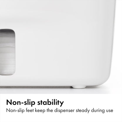 Perfect Pull Baby Wipes Dispenser, Refillable Wipe Holder, Gray