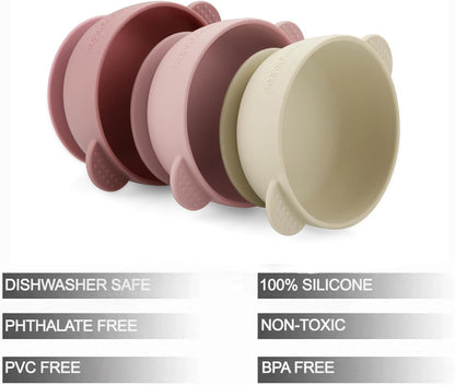 Silicone Baby Feeding Set & Baby Bowls