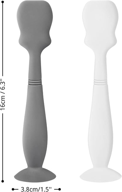2 Pack Baby Diaper Cream Brush, Diaper Cream Spatula Applicator Silicone Baby Butt Paste Spatula for Babies, Newborn (Pink, Soft Lilac)