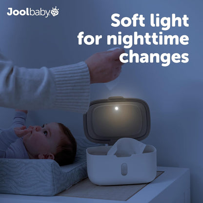 Wipes Dispenser – Built-in Changing Light (Oatmeal)