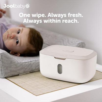 Wipes Dispenser – Built-in Changing Light (Oatmeal)