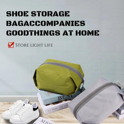 4 Pack Large Waterproof Portable Travel Organizer Toiletry Dopp Kit, Space Saving Shoe Bag Pouch