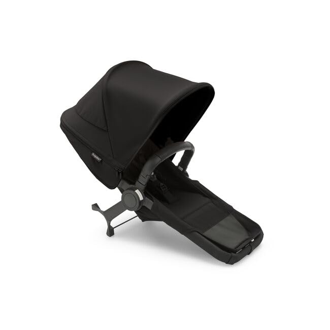 Donkey 5 Duo Extension Set Complete - Turn Your Mono Single Donkey to A Double Stroller - Midnight Black
