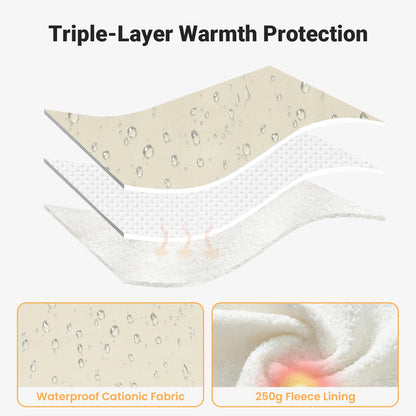 Car Seat Cover Baby, Infant Carseat Canopy for Winter Cold Weather