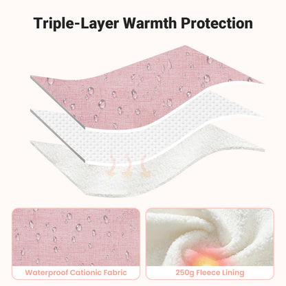 Car Seat Cover Baby, Infant Carseat Canopy for Winter Cold Weather