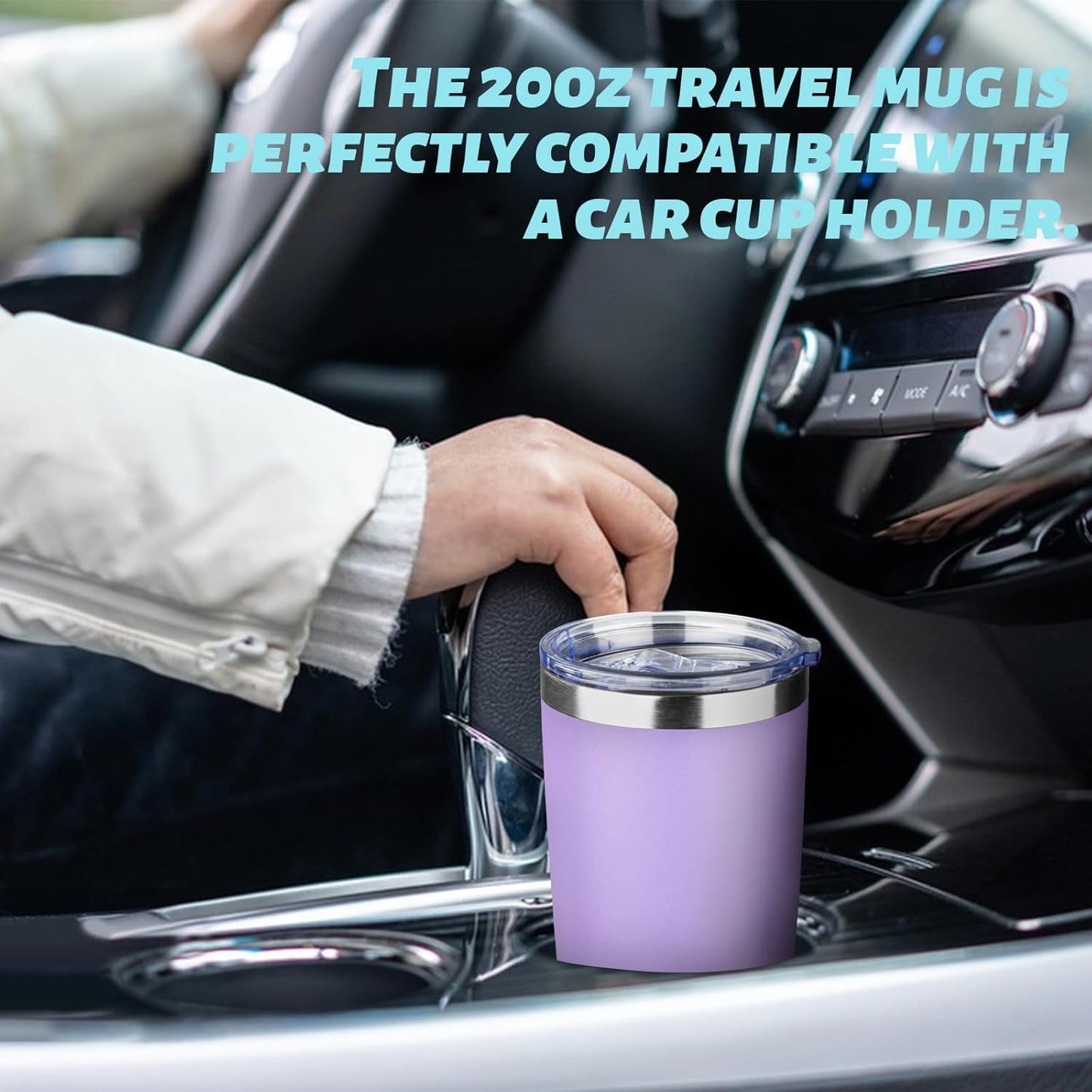 20oz Tumbler with Straw and Brush, Stainless Steel Vacuum Insulated tumbler, Double Wall Insulated Coffee Tumbler for Outdoor, Home, Travel,Office (Matcha Green,1pcs)