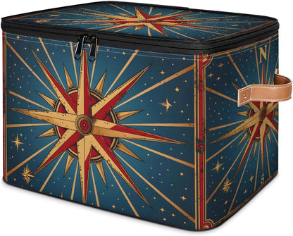 Building Block Storage Basket Collapsible Storage Bins with Lids Canvas Cube Storage Organizer Kid Toys Closet Organizer for Bedroom Bathroom