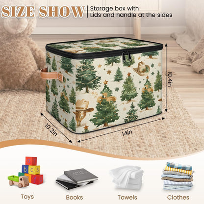 Building Block Storage Basket Collapsible Storage Bins with Lids Canvas Cube Storage Organizer Kid Toys Closet Organizer for Bedroom Bathroom
