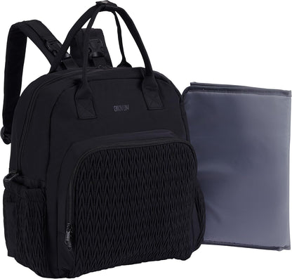 Large Capacity Diaper Bag Backpack with Insulated Pockets,Black