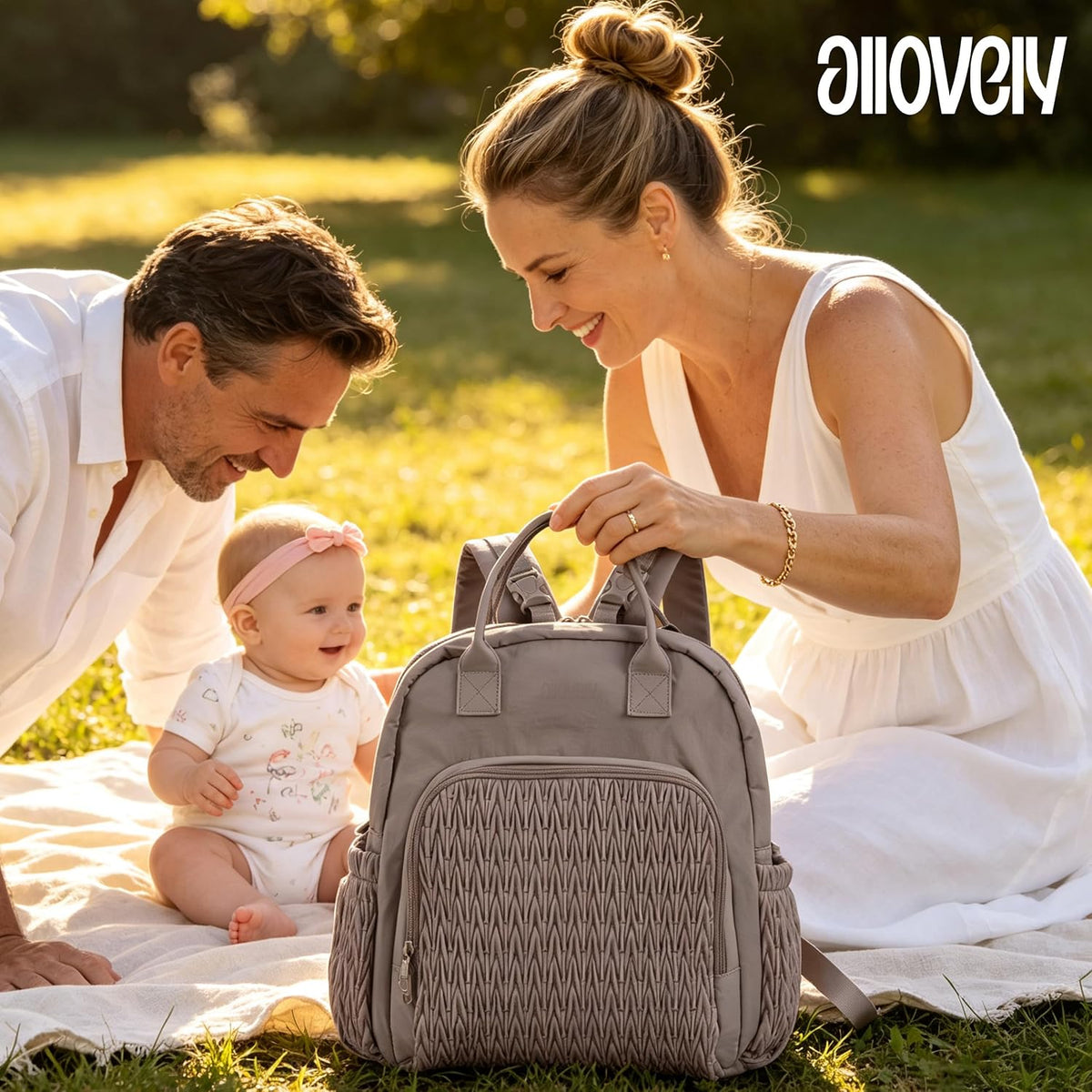 Large Capacity Diaper Bag Backpack with Insulated Pockets,Black