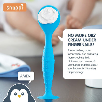 Ergo Brush Diaper Cream Applicator for a, Cotton White, Size No Size