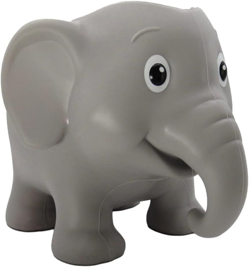 Wa-Zoo Elephant Bath Rinse Cup for Toddlers – Soft Silicone Bath Bucket & Kids Bath Pitcher for Shampoo Rinsing, Bath Time Pouring, Pool, Beach & Water Play