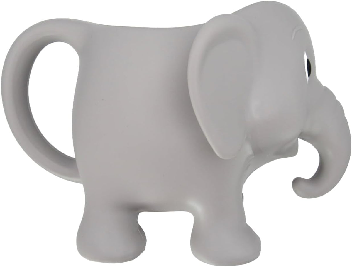 Wa-Zoo Elephant Bath Rinse Cup for Toddlers – Soft Silicone Bath Bucket & Kids Bath Pitcher for Shampoo Rinsing, Bath Time Pouring, Pool, Beach & Water Play