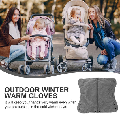 Ster Gloves Warm Oxford Hand for Winter Easy Attach Ster Handmuffs for Parents Great for Outdoor Use