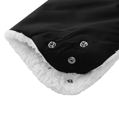 Winter Stroller Gloves Universal Fleece Lined Stroller Hand Muffs Windproof Warm Baby Carriage Hand Warmers