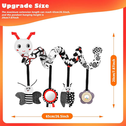 Spiral Car Seat Hanging Toys for Infants, 0-6 Months