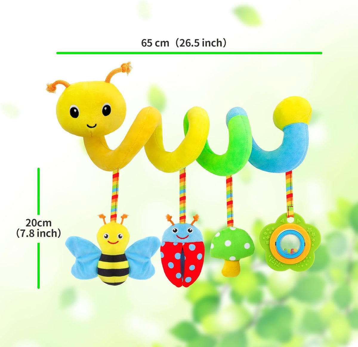 Spiral Car Seat Hanging Toys for Infants, 0-6 Months