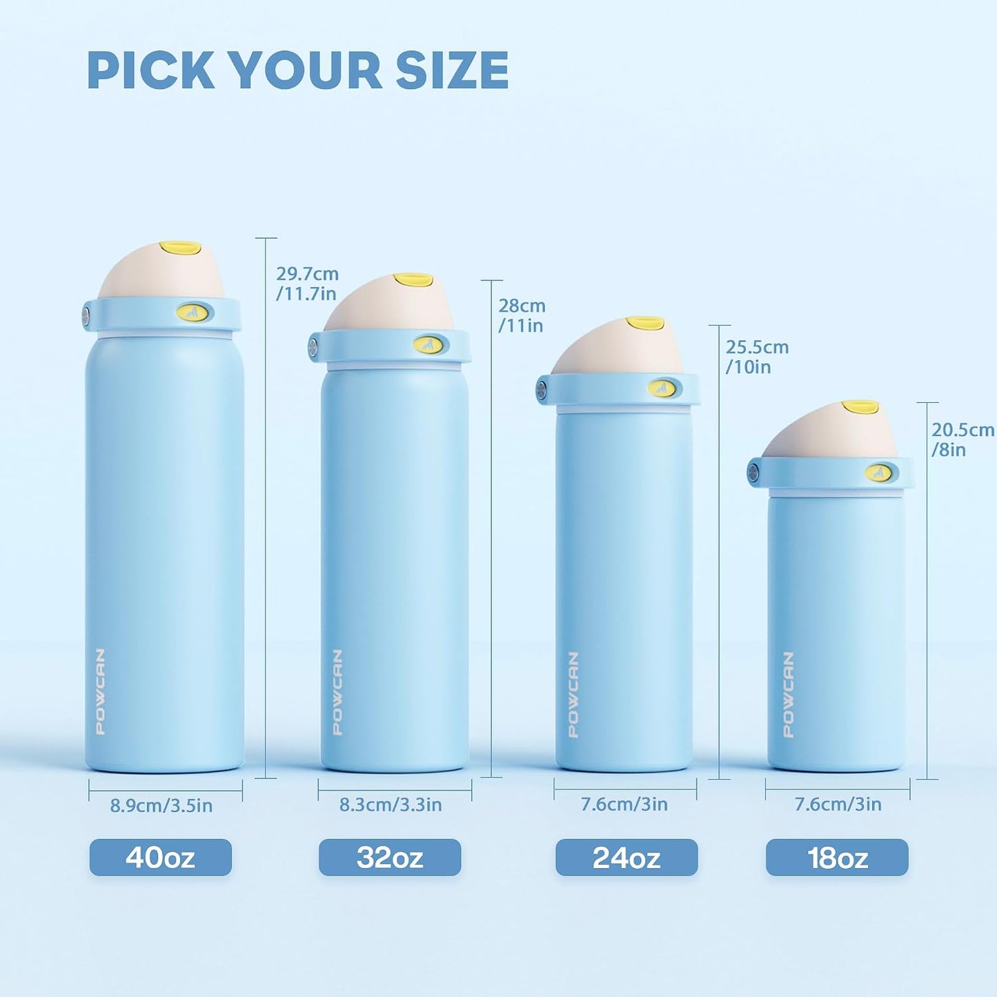 24 oz Travel Water Bottle: 2-in-1 Push-Button Spout & Quick-Flip Straw, Leakproof, Cold 24Hrs, Fits Car Cup Holder, Stainless Steel Cup for Sports, School, Commute, Camping (Mouse's Mischief) - Colors B