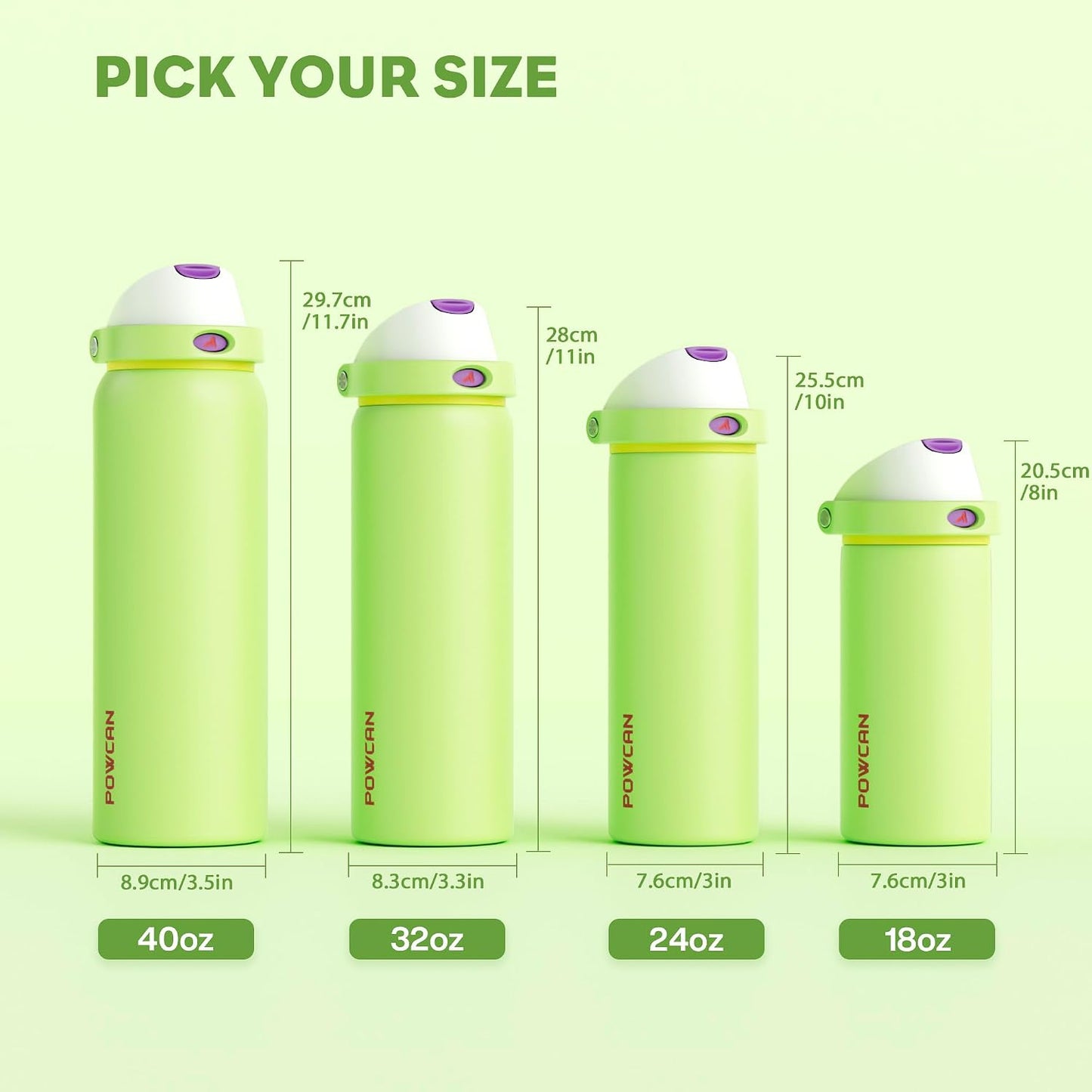24 oz Travel Water Bottle: 2-in-1 Push-Button Spout & Quick-Flip Straw, Leakproof, Cold 24Hrs, Fits Car Cup Holder, Stainless Steel Cup for Sports, School, Commute, Camping (Mouse's Mischief) - Colors B