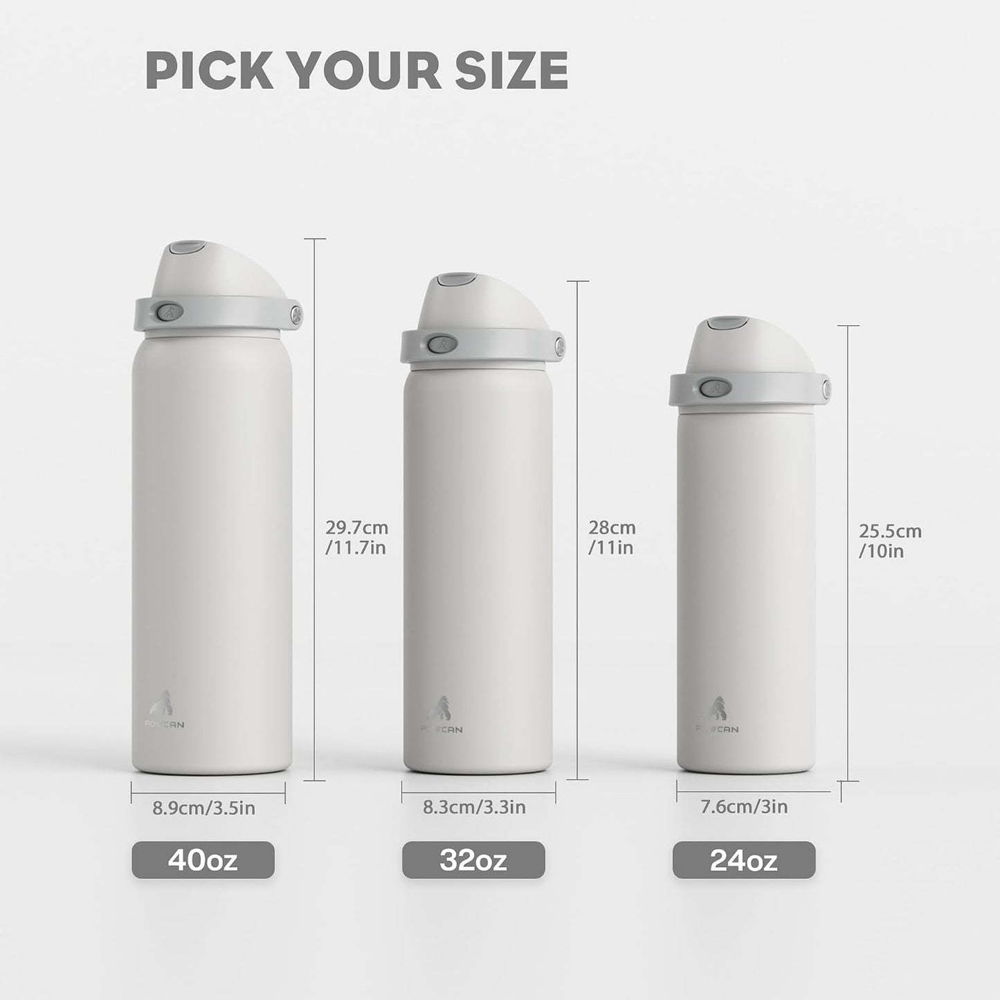 24 oz Travel Water Bottle: 2-in-1 Push-Button Spout & Quick-Flip Straw, Leakproof, Cold 24Hrs, Fits Car Cup Holder, Stainless Steel Cup for Sports, School, Commute, Camping (Mouse's Mischief) - Colors B