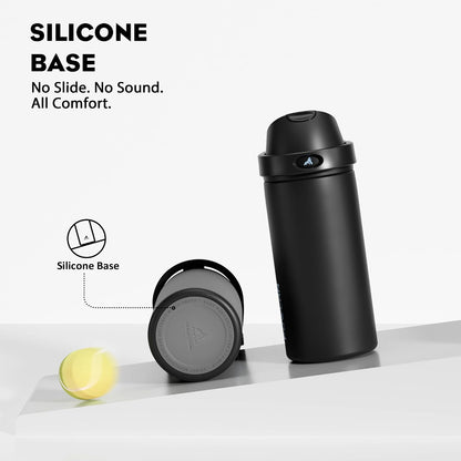 24 oz Travel Water Bottle: 2-in-1 Push-Button Spout & Quick-Flip Straw, Leakproof, Cold 24Hrs, Fits Car Cup Holder, Stainless Steel Cup for Sports, School, Commute, Camping (Mouse's Mischief) - Colors B