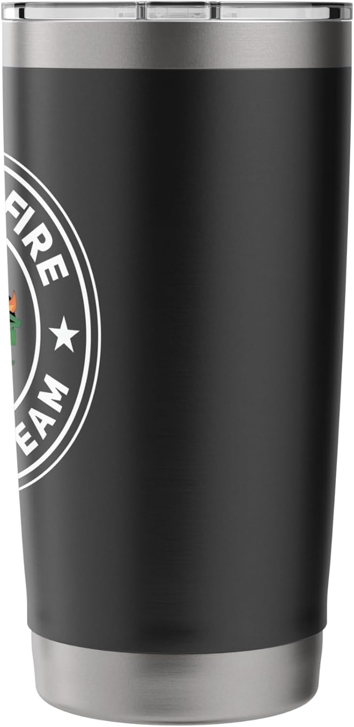 Dumpster Fire Response Team Funny Work Workplace Job Meme Stainless Steel Insulated Tumbler