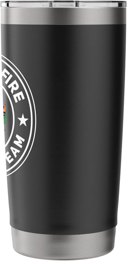 Dumpster Fire Response Team Funny Work Workplace Job Meme Stainless Steel Insulated Tumbler