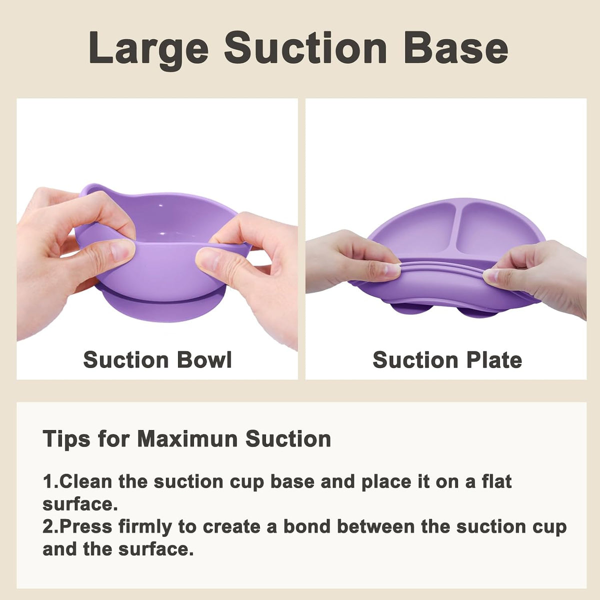 Silicone Baby Feeding Set | Baby Led Weaning Supplies Includes Suction Bowls and Divided Plates, Adjustable Bib, Baby Utensils Spoons and Forks,Cup | Baby Feeding Essentials (Pink)