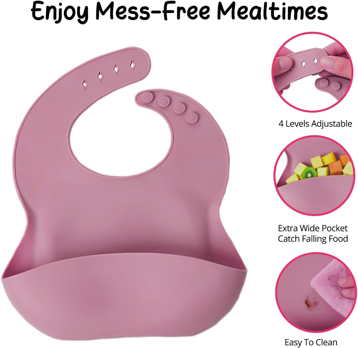 19 Pcs Silicone Baby Feeding Set Eating Essentials for Newborn