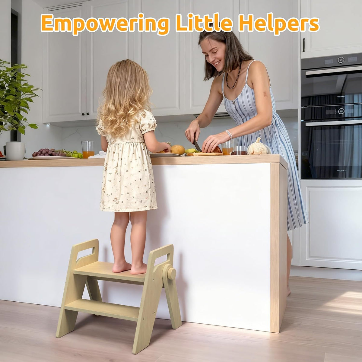 Toddler Kids Child Step Stool, Wooden