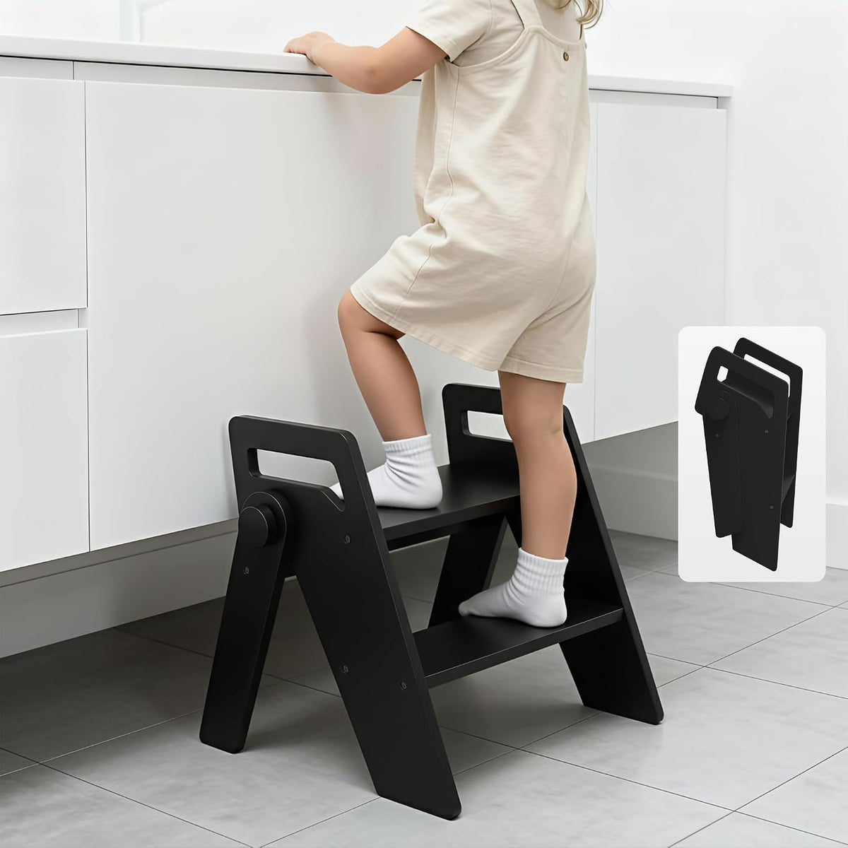 Toddler Kids Child Step Stool, Wooden