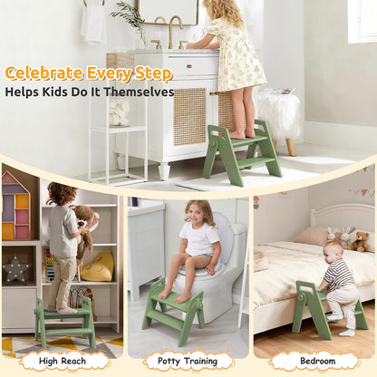 Toddler Kids Child Step Stool, Wooden