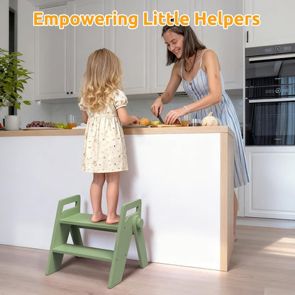 Toddler Kids Child Step Stool, Wooden