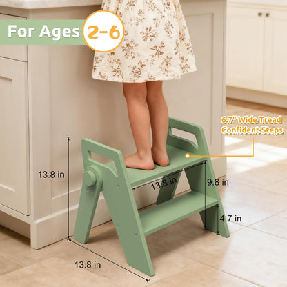 Toddler Kids Child Step Stool, Wooden