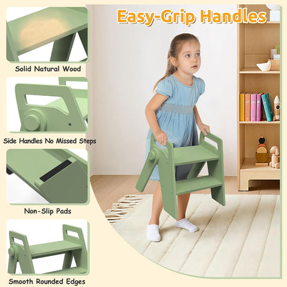 Toddler Kids Child Step Stool, Wooden