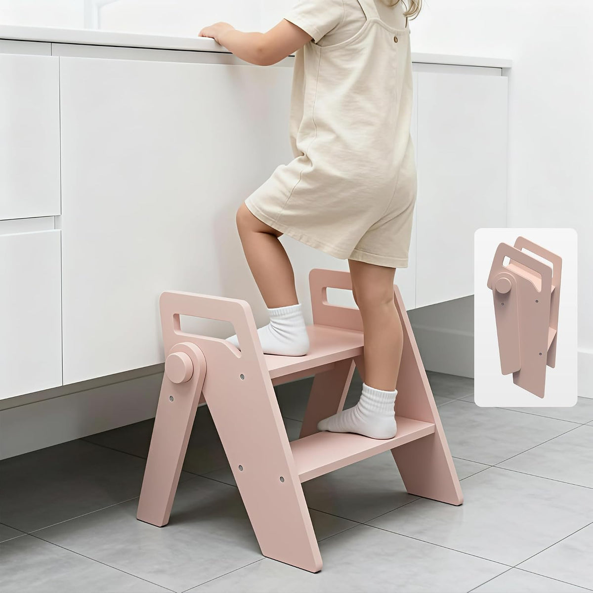 Toddler Kids Child Step Stool, Wooden