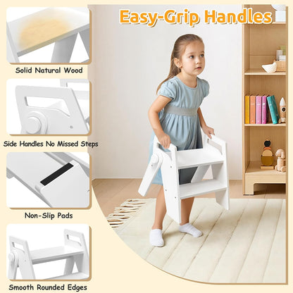 Toddler Kids Child Step Stool, Wooden