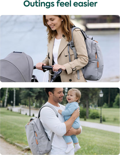Grid Wizard Diaper Bag Backpack