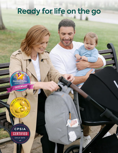 Grid Wizard Diaper Bag Backpack