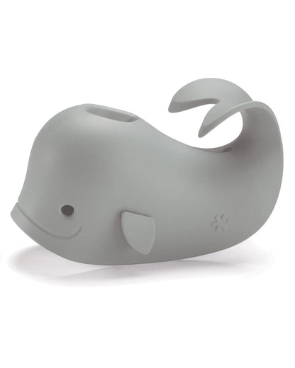 Baby Bath All-in-One Elbow Saver and Kneeler with Spout Cover, Moby Grey