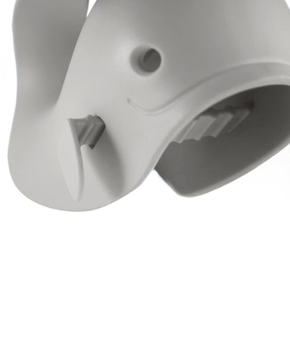 Baby Bath All-in-One Elbow Saver and Kneeler with Spout Cover, Moby Grey