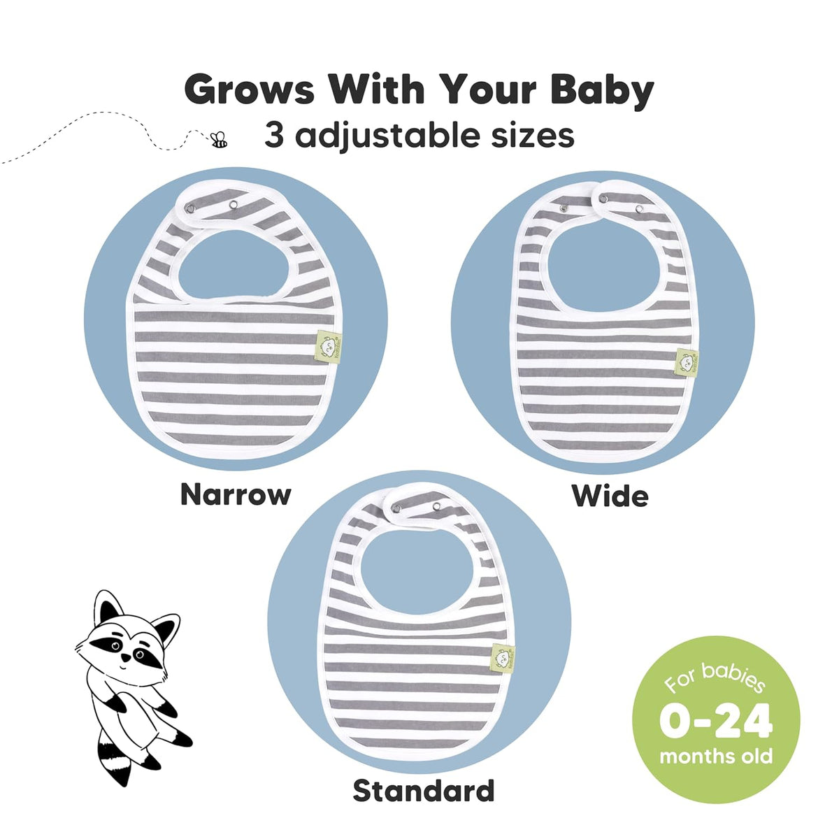 Portable Diaper Changing Pad and 8-Pack Baby Bibs for Girls & Boys - Waterproof Foldable Baby Changing Mat - Teething Baby Bibs for Boy, Girl - Travel Diaper Change Mat