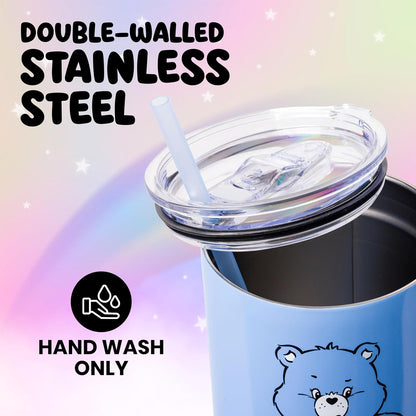 Betty Boop Core Cute Pose, Stainless Steel Tumbler, 40oz | Sitting, Hearts and Dots, Straw Cover Cap, Handle, Lid, Double Walled, Fits in Cup Holder, 1.18 Liters - Colors A