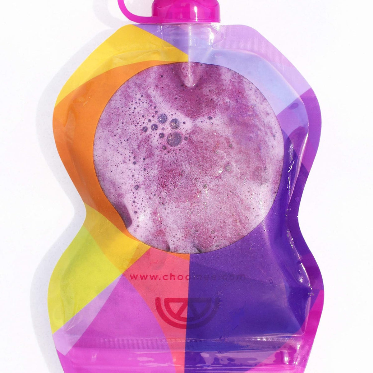 Reusable Baby Food Storage Pouches, 8 oz | Ideal for Baby Food, Smoothies and Purees | Secure Double Lock Zipper, Wide Bottom, BPA Free | SnakPack TropiColor 6 CT