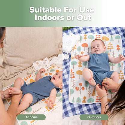 Waterproof Changing Pad Liners (1pc, 19.7" x 27.5" Vintage Garden)
