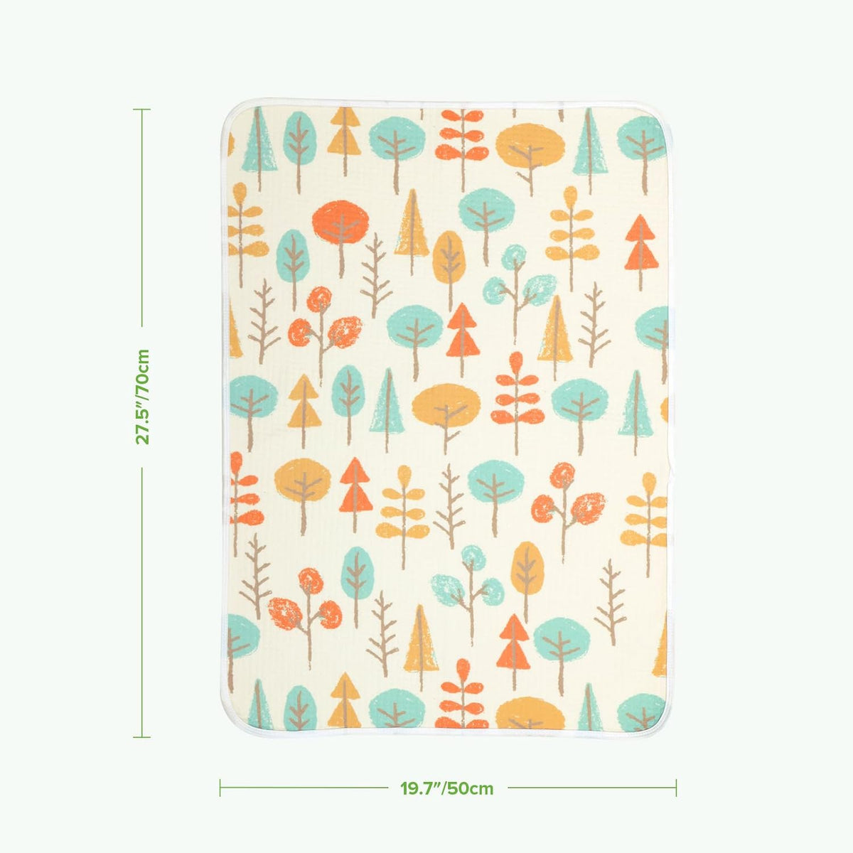 Waterproof Changing Pad Liners (1pc, 19.7" x 27.5" Vintage Garden)