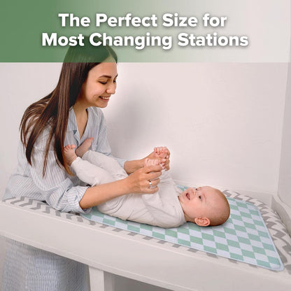 Waterproof Changing Pad Liners (1pc, 19.7" x 27.5" Vintage Garden)