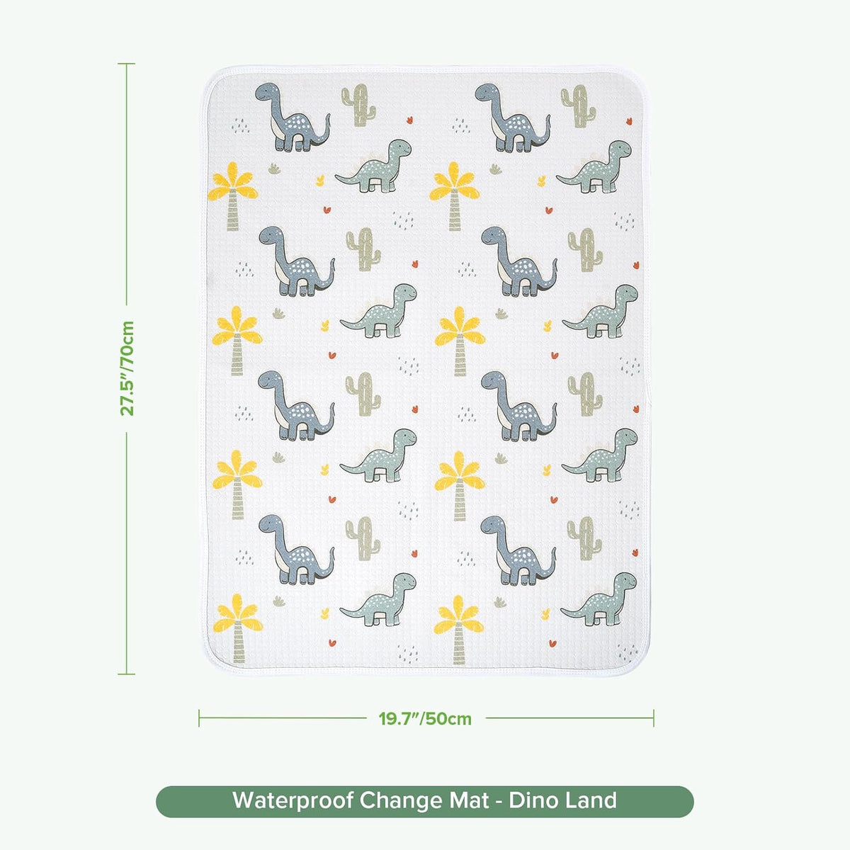 Waterproof Changing Pad Liners (1pc, 19.7" x 27.5" Vintage Garden)